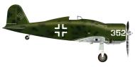 Asisbiz Fiat G50 Freccia Luftwaffe 3.Jagd Geshwader 108 White 352 Wiener Neustadt July 1944 0A