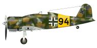 Asisbiz Fiat G50 Freccia Luftwaffe Jagd Geshwader 107 Black 94 Toul France Jan 1944 0A