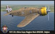 Asisbiz COD SO Fiat G50 Freccia 20G151SA Mario Bonzano Belgium 1940 V0A