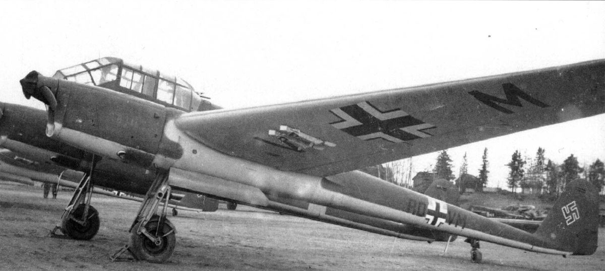 Focke Wulf Fw 189 Stammkennzeichen RO+VM or RD+VM Helsinki 1943 02