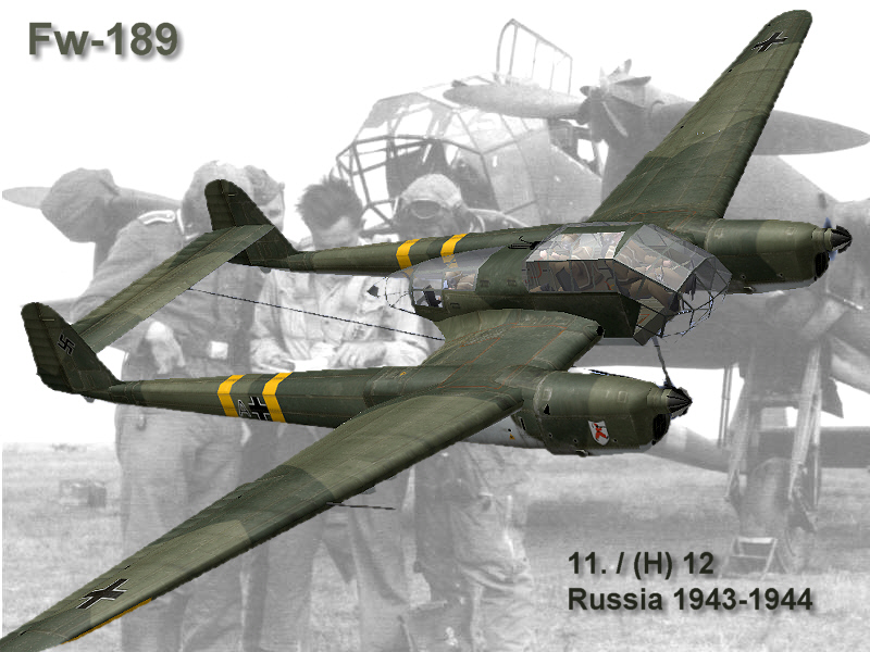 IL2 IM Focke Wulf Fw 189 11(H).12 +A Russia 1943 V0A
