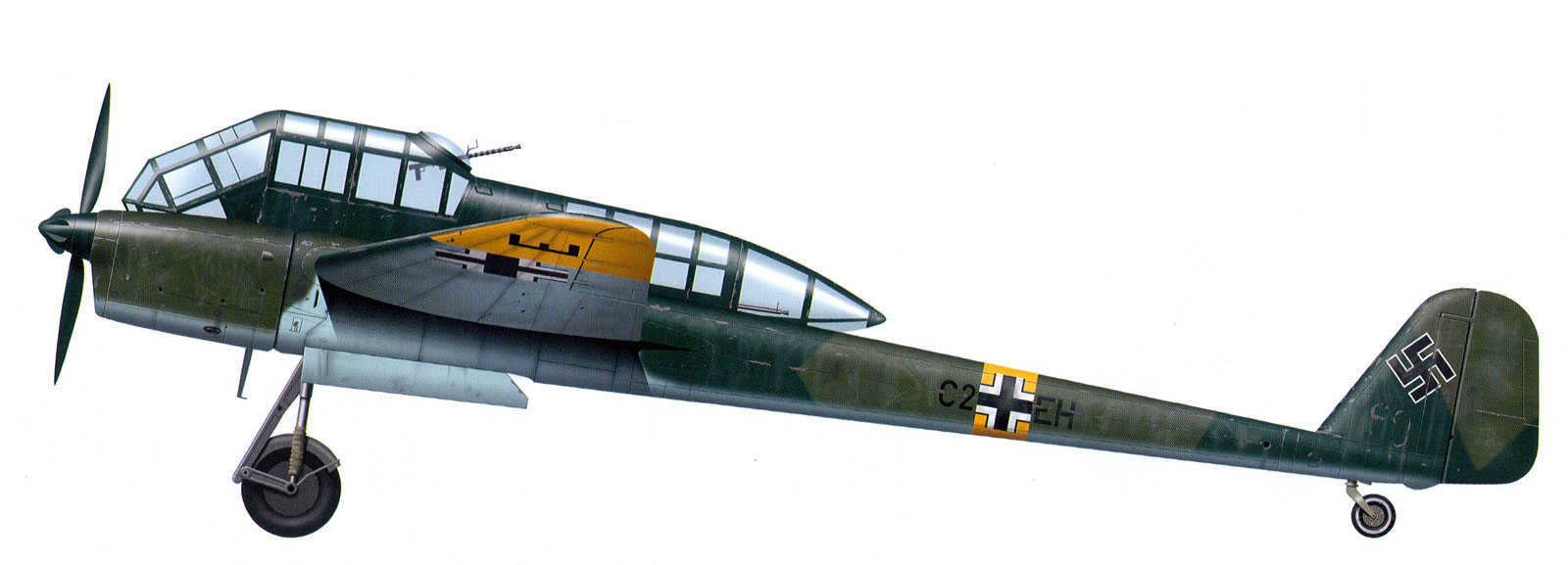 Focke Wulf Fw 189 1(H).41 C2+EH Gradina 1942 0A