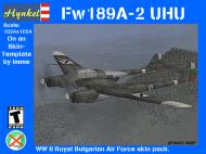 Asisbiz IL2 HK Focke Wulf Fw 189 RBAF White 14 Bulgaria 1942 V0A
