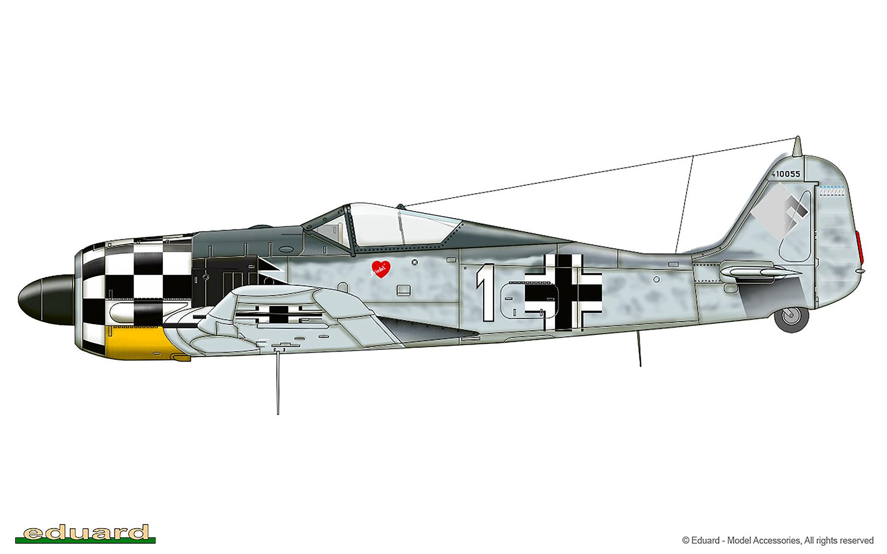 Focke Wulf Fw 190A5 1.JG1 White 1 Bernhard Kunze WNr 410055 Deelen Netherlands Oct 1943 0A
