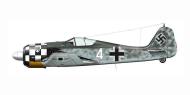 Asisbiz Focke Wulf Fw 190A5 1.JG1 White 4 Bernhard Kunze WNr 410055 Holland 1943 0B