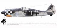 Asisbiz Focke Wulf Fw 190A6 1.JG1 White 11 Georg Schott Deelen Holland 1943 0D