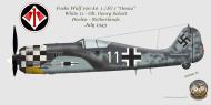 Asisbiz Focke Wulf Fw 190A6 1.JG1 White 11 Georg Schott Deelen Netherlands July 1943 0A