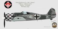 Asisbiz Focke Wulf Fw 190A7 1.JG1 White 4 Rheine Germany Germany Feb 1944 0A