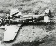 Asisbiz Focke Wulf Fw 190A8 2.JG1 Blue 5 Max Ulrich Forster crashsite Normandy July 28 1944 01