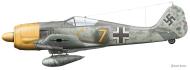 Asisbiz Focke Wulf Fw 190A8 3.JG1 Yellow 7 Walter Kohne Deelen Holland Aug 1943 Claes Sundin 0A