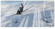 Asisbiz Focke Wulf Fw 190A7 JG1 Mauling Eagles by Hendrik aviation art 0A