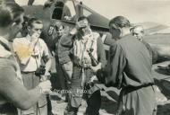 Asisbiz Focke Wulf Fw 190A4 JG1 Yellow 11 with pilot being celibrated eBay1