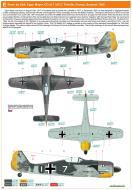 Asisbiz Focke Wulf Fw 190A2 7.JG2 White 7 Egon Mayer Theville France summer 1942 eduard 0B