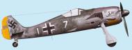 Asisbiz Focke Wulf Fw 190A3 7.JG2 (W7+I) Egon Mayer Theville France June 1942 0A