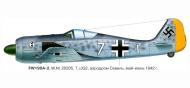 Asisbiz Focke Wulf Fw 190A3 7.JG2 (W7+I) Egon Mayer Theville France June 1942 0B