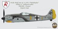 Asisbiz Focke Wulf Fw 190A3 9.JG2 Yellow 3 Theville France August 1942 0A