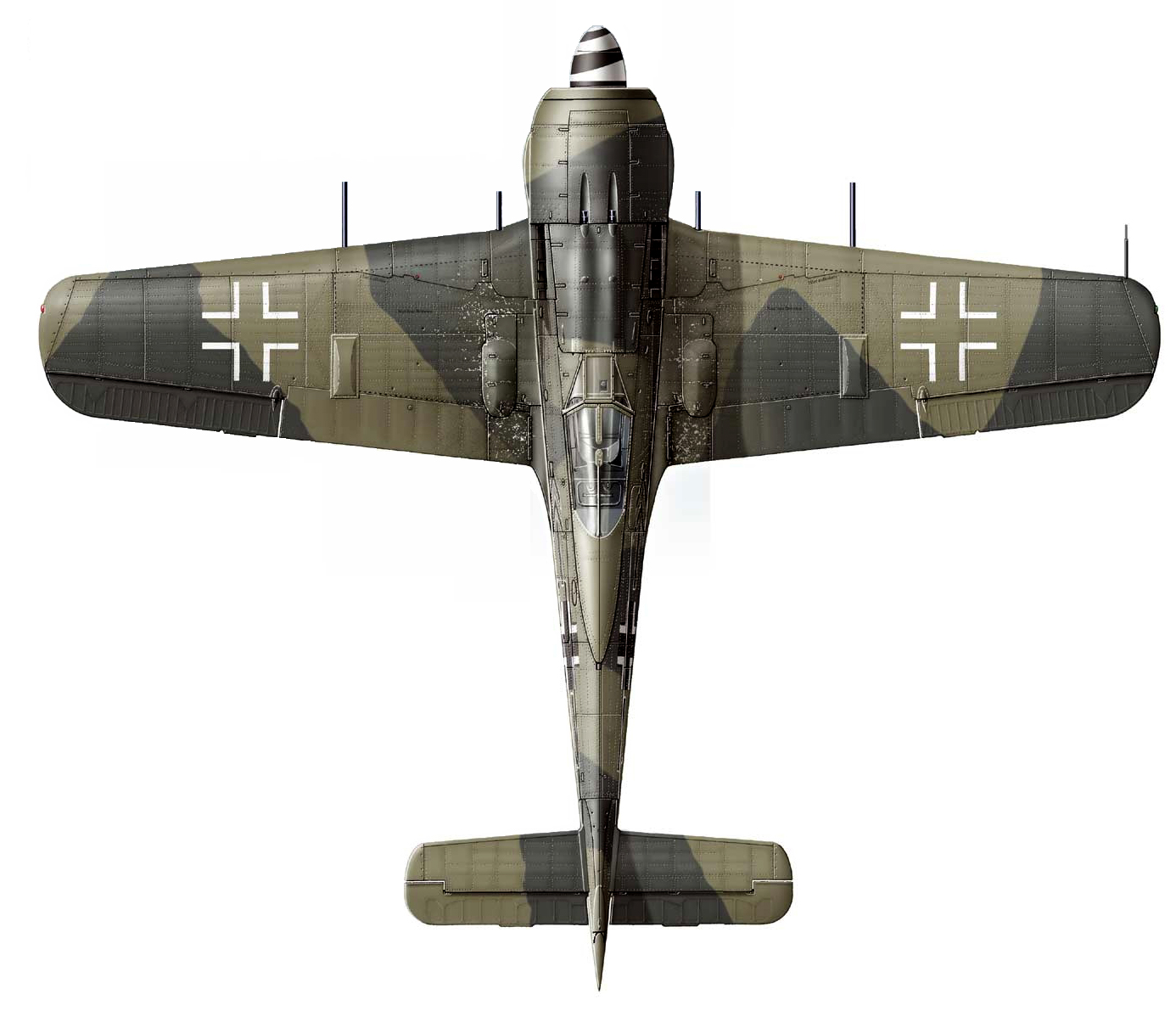 Asisbiz Focke Wulf Fw 190A8 JG2 Kurt Buhlingen Hessen