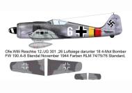 Asisbiz Focke Wulf Fw 190A8 12.JG301 White 6 Willi Reschke Stendal 1944 0A