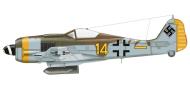 Asisbiz Focke Wulf Fw 190F8 6.SG10 Yellow 14 WNr 584592 Neubiberg Germany May 1945 0A