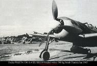 Asisbiz Focke Wulf Fw 190A4 III.SKG10 loaded with a 500kg bomb Tunisia Jan 1943