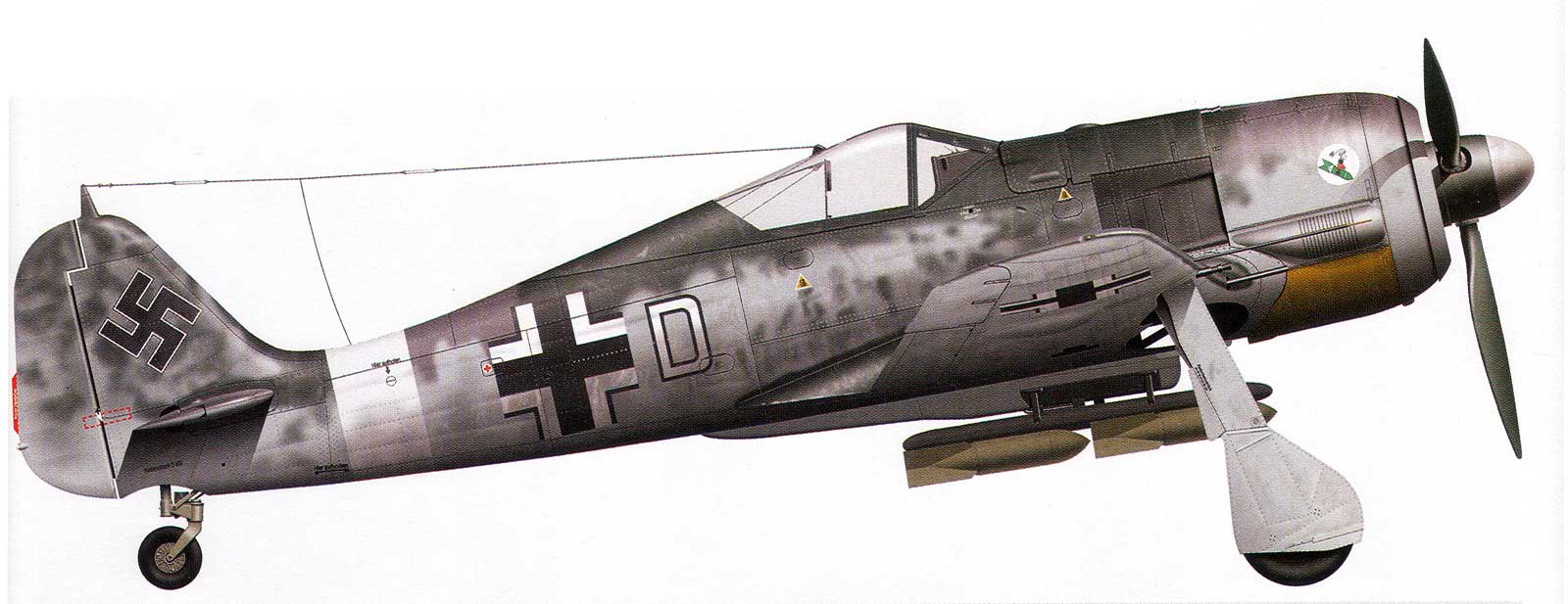 Asisbiz Focke Wulf Fw 190A5 5.SchG2 White D WNr 5973 abandoned