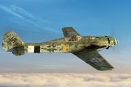 Asisbiz Focke Wulf Fw 190D13 Stab JG26 Yellow 10 Franz Gotz graphic rendition BOS 01