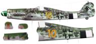 Asisbiz Focke Wulf Fw 190D13 Stab JG26 Yellow 10 Kdr Franz Gotz WNr 836017 Flensburg Germany 1945 0A