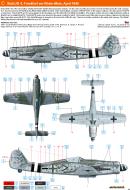 Asisbiz Focke Wulf Fw 190D9 Stab JG4 Chevron Black 1 WNr 600150 Frankfurt Germany April 1945 0A