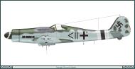 Asisbiz Focke Wulf Fw 190D9 Stab JG4 Chevron double bar by Clavework 0A