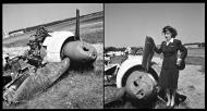 Asisbiz Focke Wulf Fw 190D9 Geschwaderstab JG6 aircraft lies abandoned background at Frankfurt 1946 01