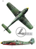 Asisbiz Focke Wulf Fw 190D9 JV44 Red 1 Heiz Sachsenberg WNr 600424 Munchen Riem May 1945 Avions 165 P19