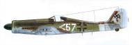 Asisbiz Focke Wulf Fw 190D11 VFSdesGdJ White Chevron 57 WNr 220011 Bad Worishofen May 1945 0B