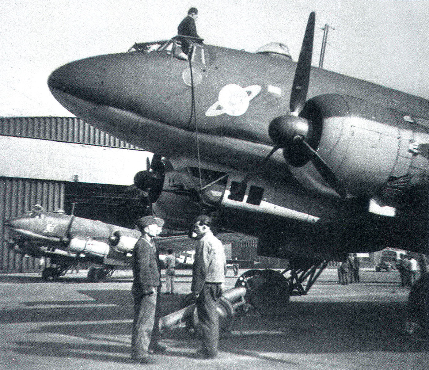 Focke Wulf Fw 200C Condor KG40 being serviced 02