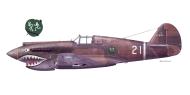 Asisbiz Curtiss Hawk 81A 23FG1PS White 21 P 8182 Boyington China 1942 0C