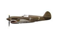 Asisbiz Curtiss Hawk 81A 23FG1PS White 7 P 8194 Robert Neale China 1942 0A