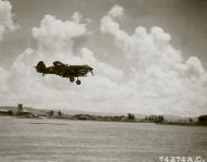 Asisbiz Curtiss Hawk 81A 23FG3PS White 74 on short final at Kunming airfield China 1942 01