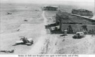 Asisbiz Airbase Curtiss Tomahawk RAF 112sqn parked at Benina Airfield 1942 AWM