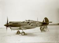 Asisbiz Curtiss Tomahawk IIb RAF 107MU AK326 testing the Allison V 1710 33 engine at Kasfareet Egypt IWM CM1098