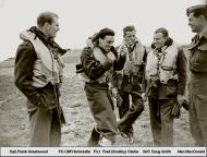 Asisbiz Aircrew RCAF 414Sqn FO Clifford Leonard Horncastle with fellow pilots 1942 01