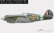 Asisbiz Curtiss Tomahawk RCAF 400Sqn SPS AH781 based at Odiham Hampshire 1942 0A