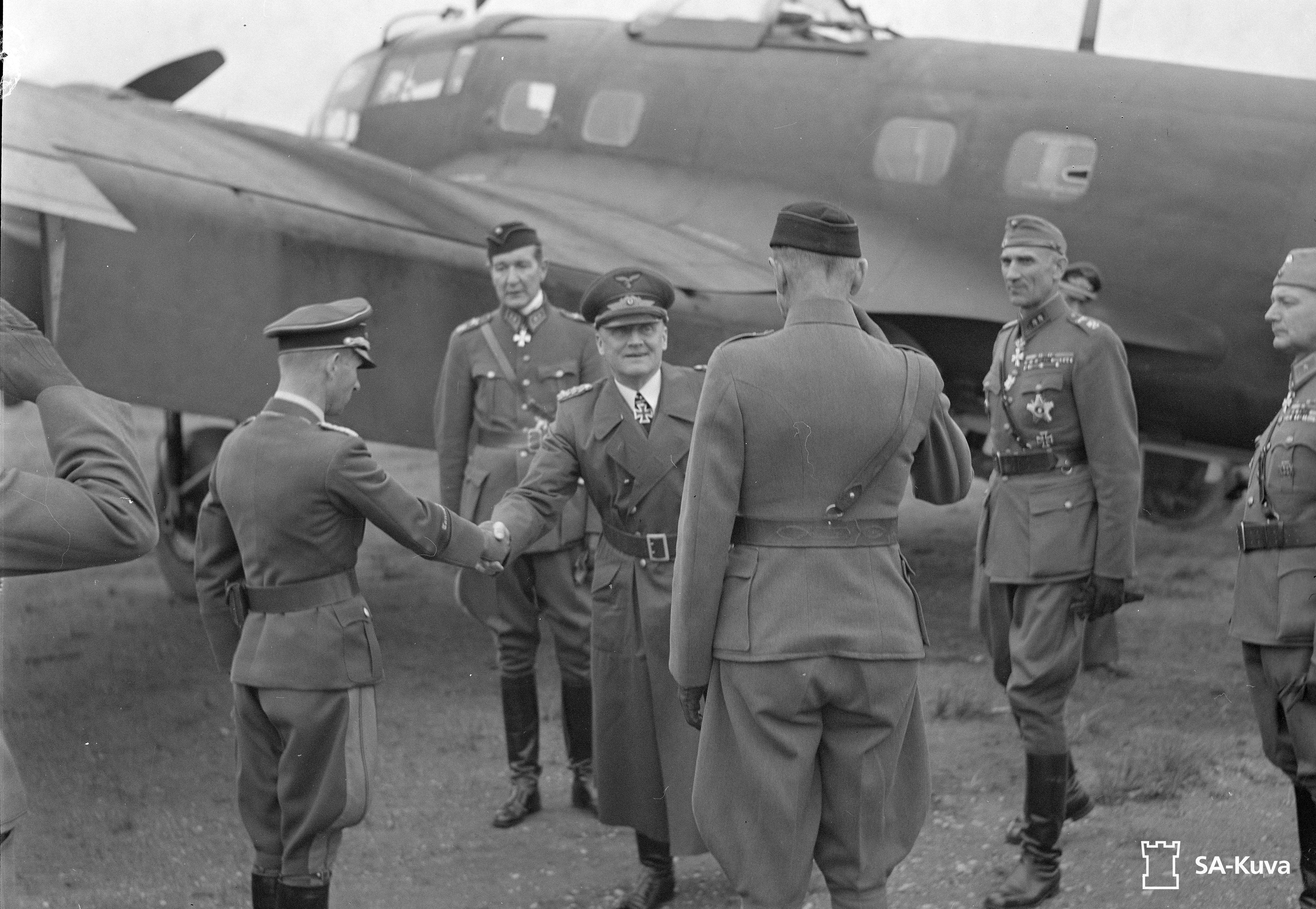 Heinkel He 111P Flugbereitschaft Norwegen N9+KA WNr 4956 escort Hitlers visit to Immola 4th Jun 1942 02