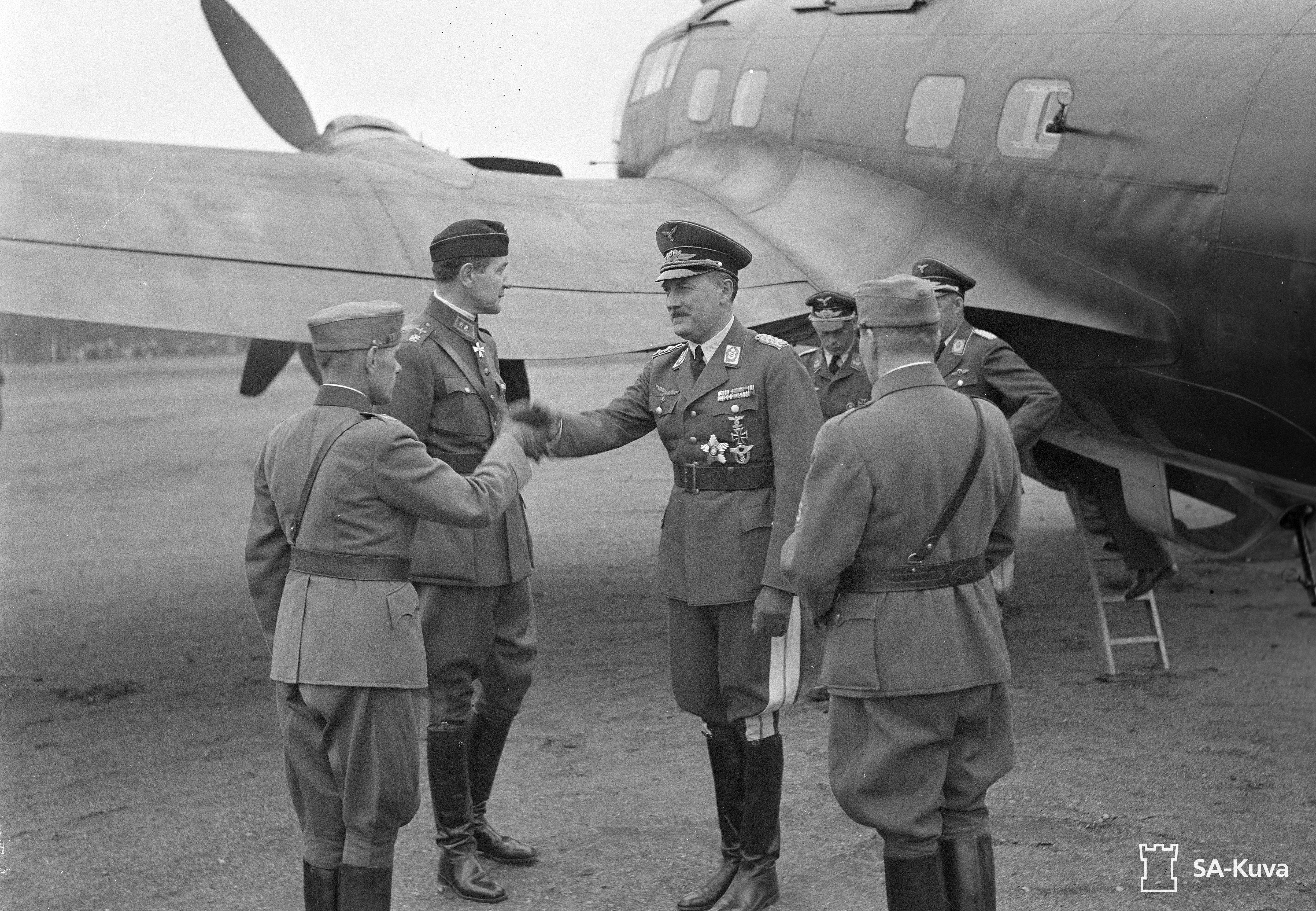 Heinkel He 111p FdF escort with Adolf Hitlers visit to Immola 4th Jun 1942 03