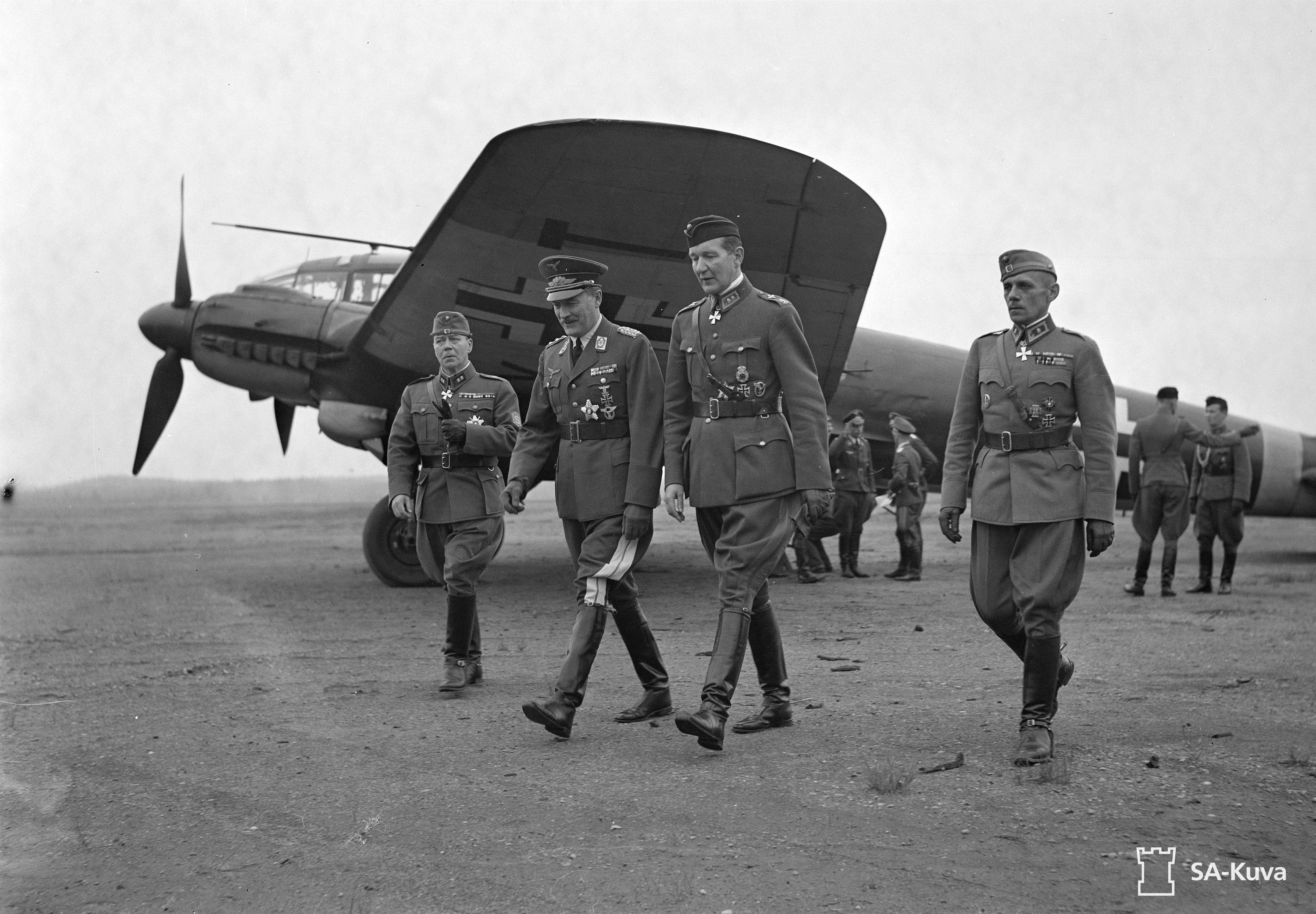 Heinkel He 111p FdF escort with Adolf Hitlers visit to Immola 4th Jun 1942 04