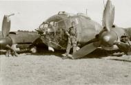 Asisbiz Heinkel He 111H10 belly landed ebay 01