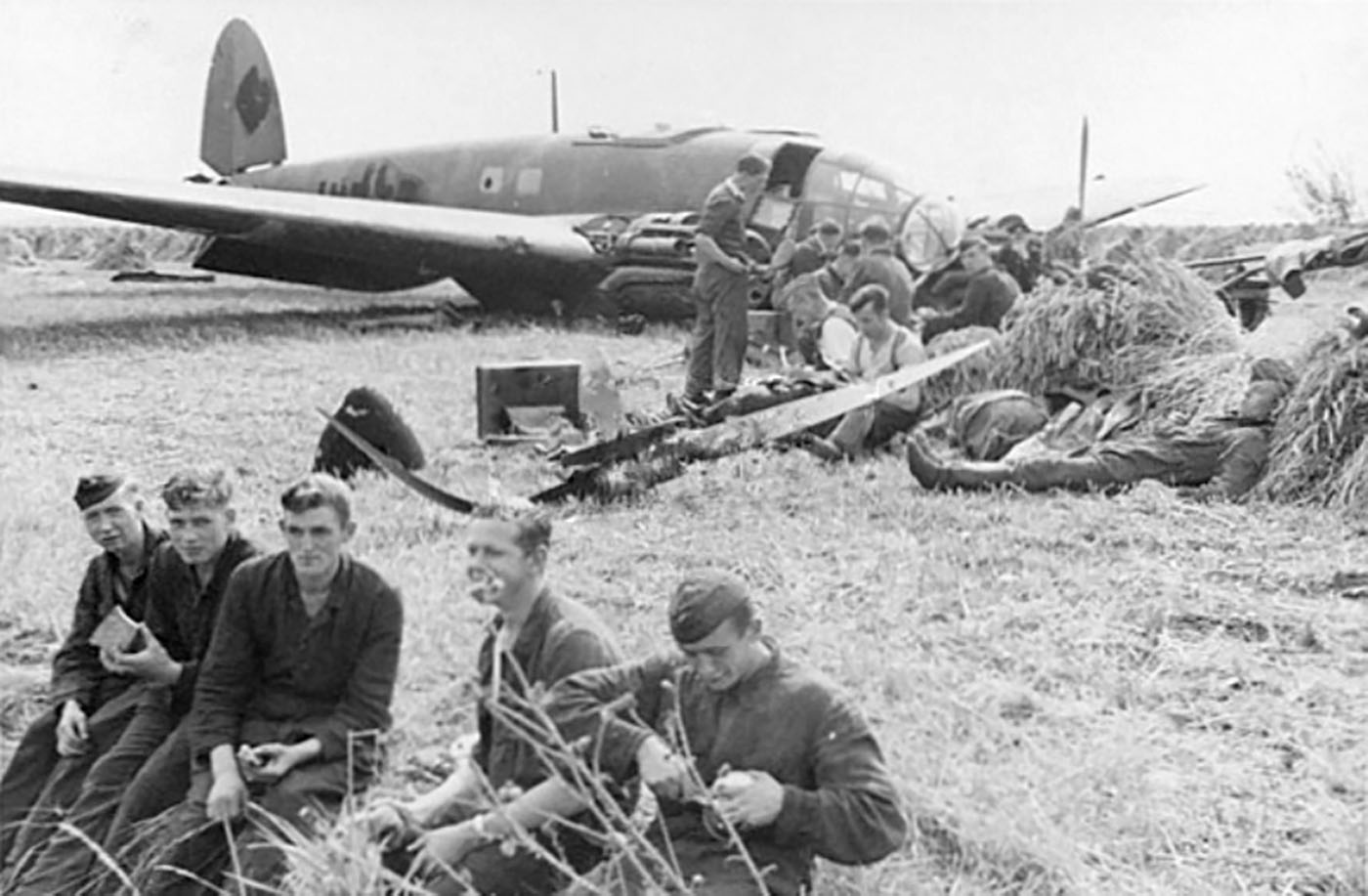Heinkel He 111H KG26 crash landed France 1940 eBay 01