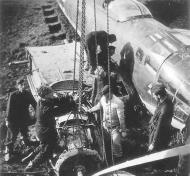 Asisbiz Heinkel He 111 KG26 bomber being salvaged Banak Norway 01