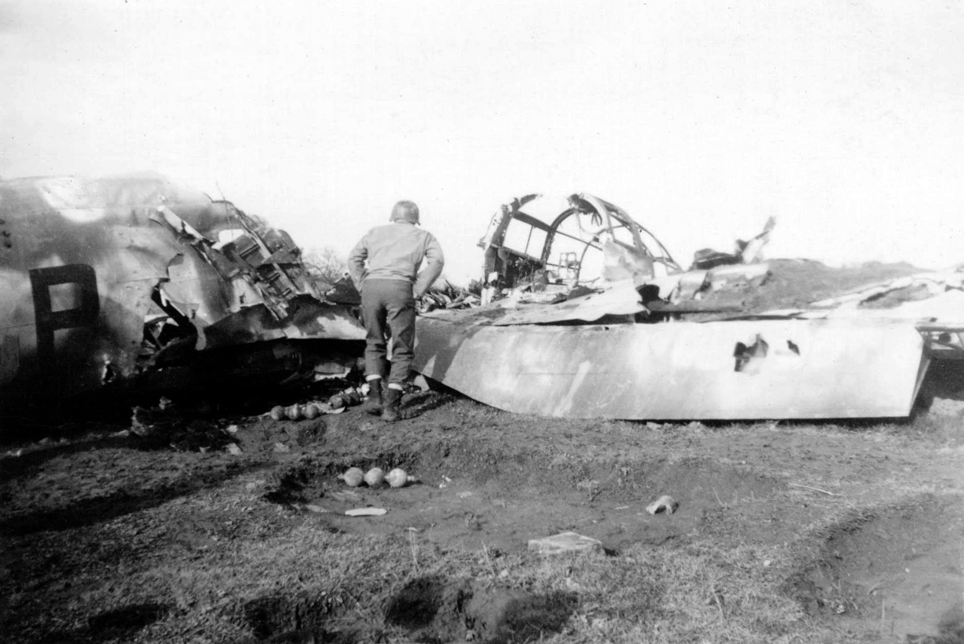 Heinkel He 111H xx+CP crash site France 1944 ebay 02