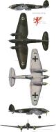 Asisbiz Heinkel He 111H 6.KG55 Yellow E France 1940 0C