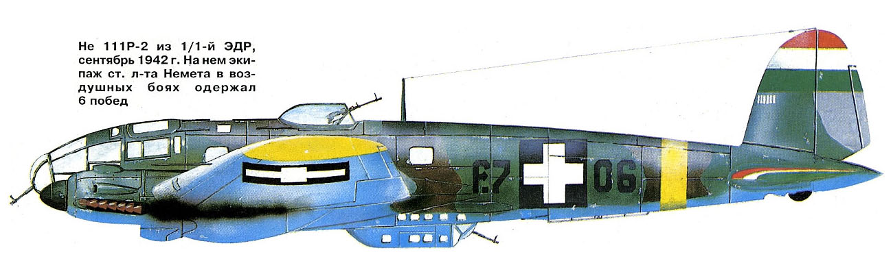 Heinkel He 111P2 RHAF 1.1TRS F7+06 shot down near Stalingrad 1943 0B