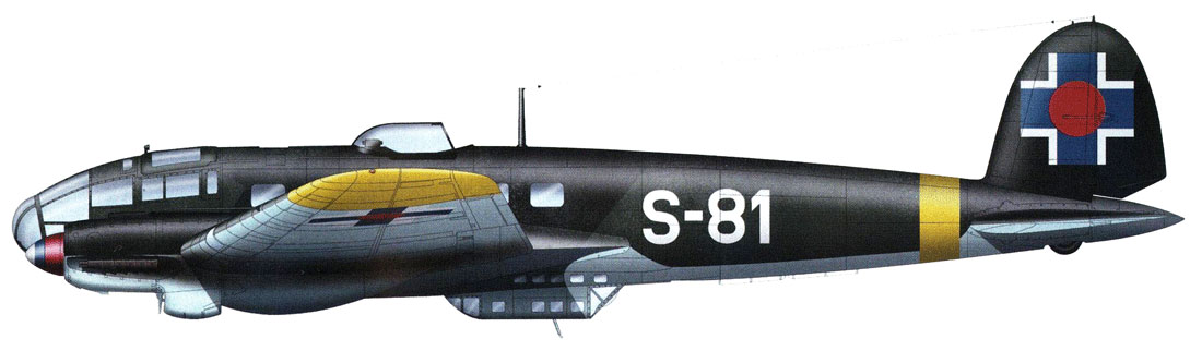 Heinkel He 111H3 SAF S 81 Trencin Slovakia 1943 0B